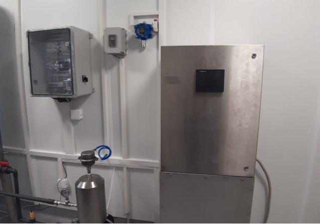 Центр экспериментальной и прикладной вирусологии НАН Беларуси. Установка системы озонирования для дезинфекции сточных вод