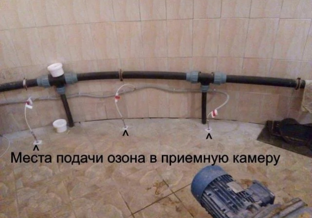 КНС  №14 в Бресте. Установка систем очистки воздуха и удаления запахов