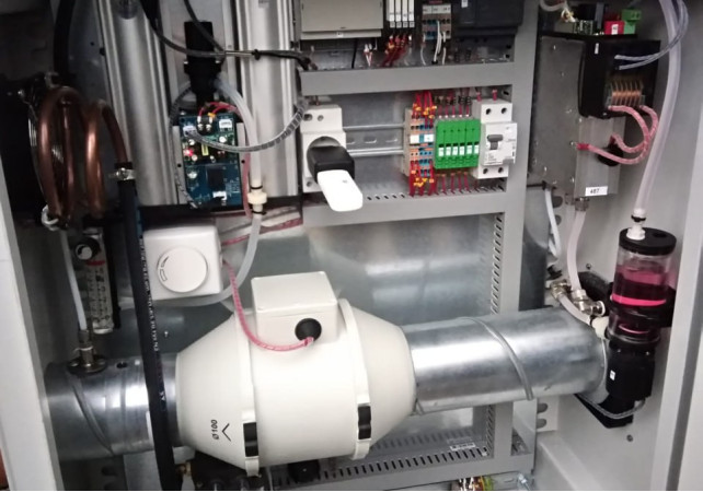 Очистка воздуха от  камеры гашения напора по ул. Гоголя, 2 в Бресте