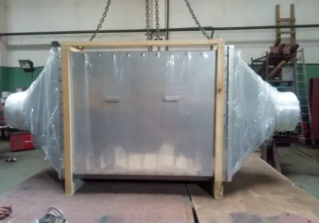 КНС № 4  в Бресте. Установка системы очистки воздуха и нейтрализации запахов.