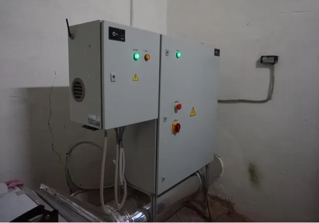 КНС № 4  в Бресте. Установка системы очистки воздуха и нейтрализации запахов.