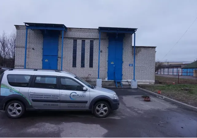 КНС № 4  в Бресте. Установка системы очистки воздуха и нейтрализации запахов.