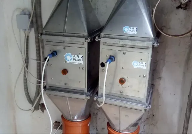 КНС № 1, № 8 в Речице. Установка системы очистки воздуха и удаления запахов